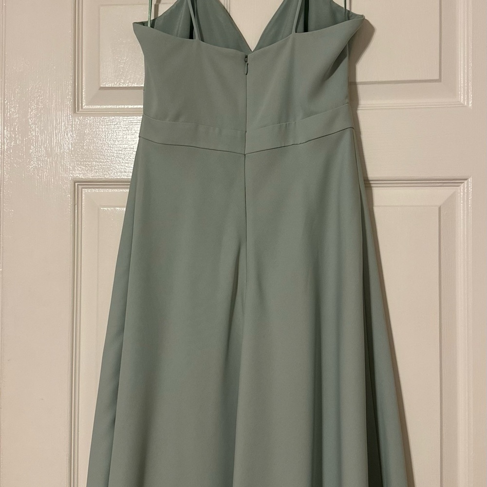 J. Crew Green Spaghetti Strap Sundress for Weddings - NWT women’s size 6 - Picture 2 of 3